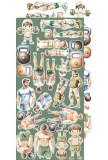 CRAFT O'CLOCK CRAFT O'CLOCK THE NOVEMBER MAN EXTRAS SET-MIX 6x12  COLLECTION PACK 18 SHEETS