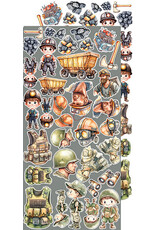 CRAFT O'CLOCK CRAFT O'CLOCK THE NOVEMBER MAN EXTRAS SET-MIX 6x12  COLLECTION PACK 18 SHEETS