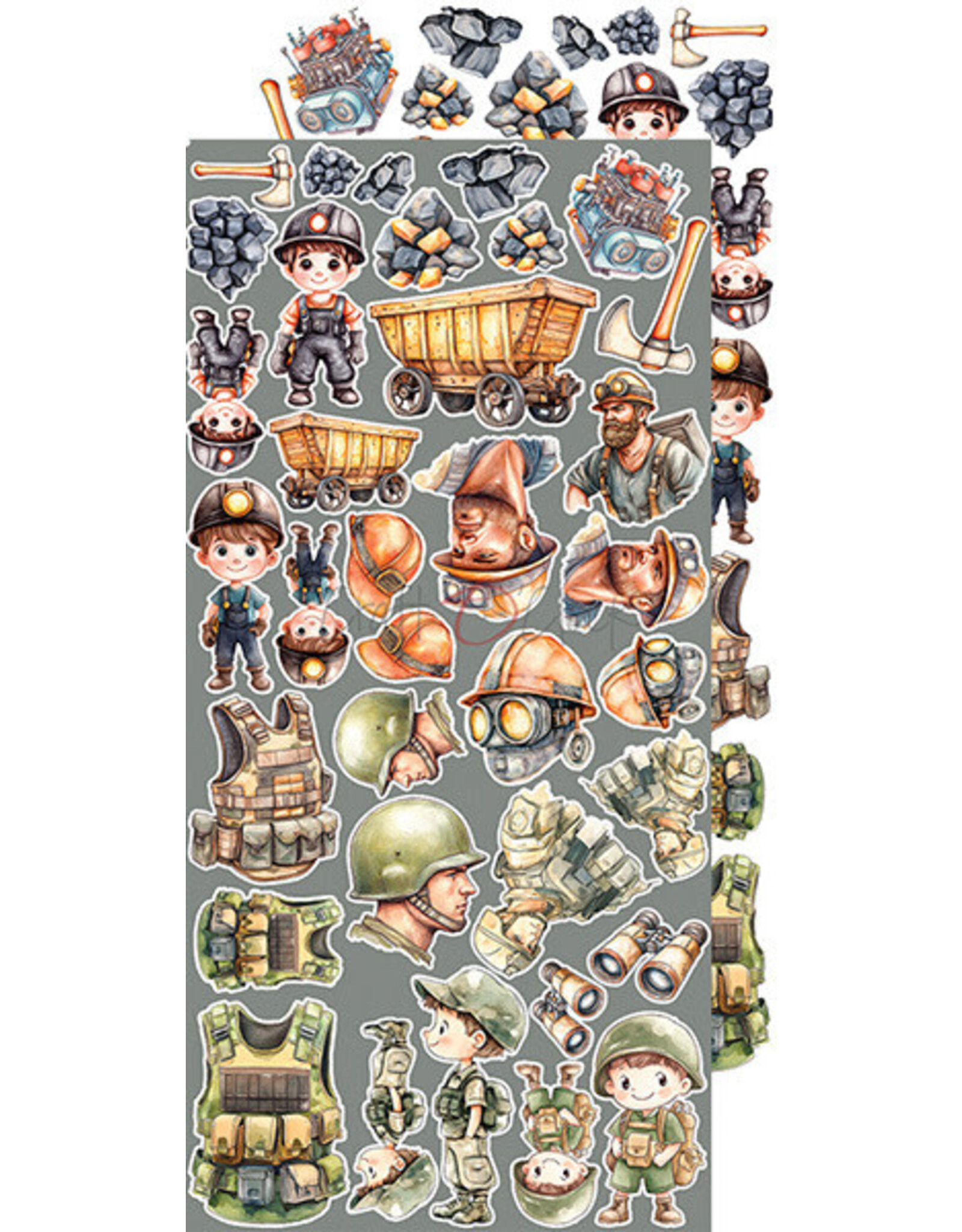 CRAFT O'CLOCK CRAFT O'CLOCK THE NOVEMBER MAN EXTRAS SET-MIX 6x12  COLLECTION PACK 18 SHEETS