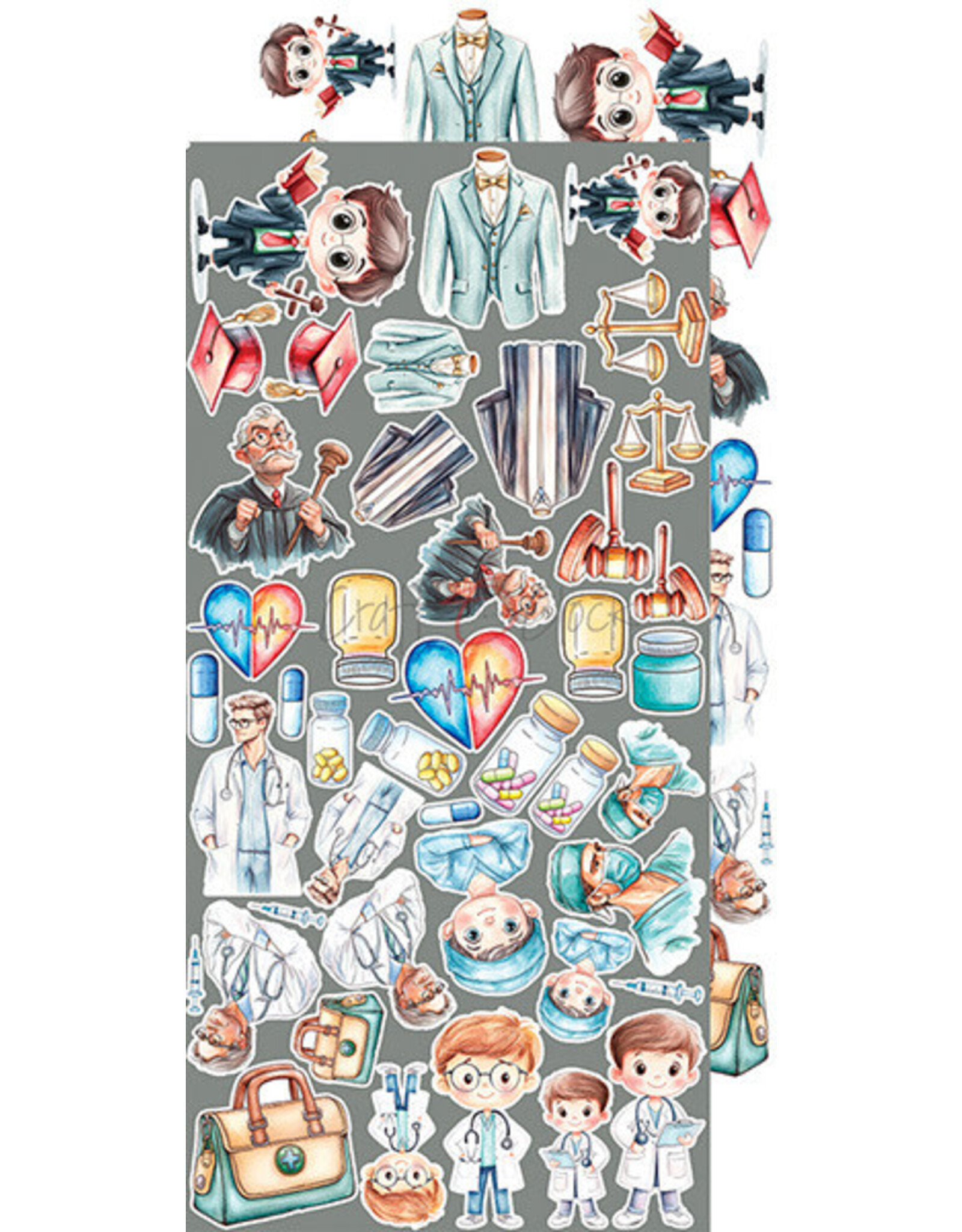 CRAFT O'CLOCK CRAFT O'CLOCK THE NOVEMBER MAN EXTRAS SET-MIX 6x12  COLLECTION PACK 18 SHEETS