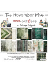CRAFT O'CLOCK CRAFT O'CLOCK THE NOVEMBER MAN 12x12 PAPER PAD 6 SHEETS