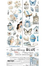 CRAFT O'CLOCK CRAFT O'CLOCK SOMETHING BLUE EXTRAS SET-MIX 6x12  COLLECTION PACK 18 SHEETS