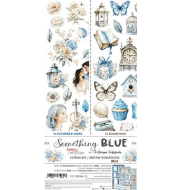 CRAFT O'CLOCK CRAFT O'CLOCK SOMETHING BLUE EXTRAS SET-MIX 6x12  COLLECTION PACK 18 SHEETS