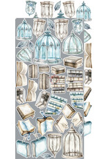 CRAFT O'CLOCK CRAFT O'CLOCK SOMETHING BLUE EXTRAS SET-MIX 6x12  COLLECTION PACK 18 SHEETS