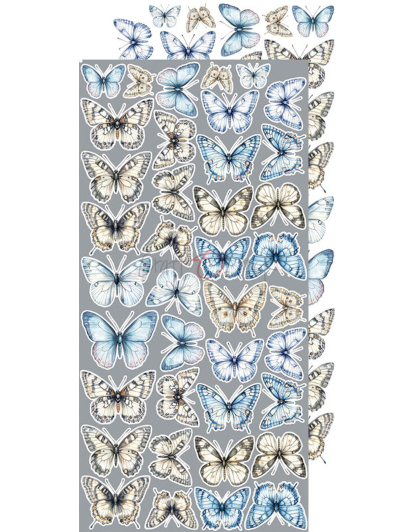 CRAFT O'CLOCK CRAFT O'CLOCK SOMETHING BLUE EXTRAS SET-MIX 6x12  COLLECTION PACK 18 SHEETS