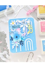 PINKFRESH PINKFRESH STUDIO ELEVATED RAINBOWS STENCIL SET 4/PK