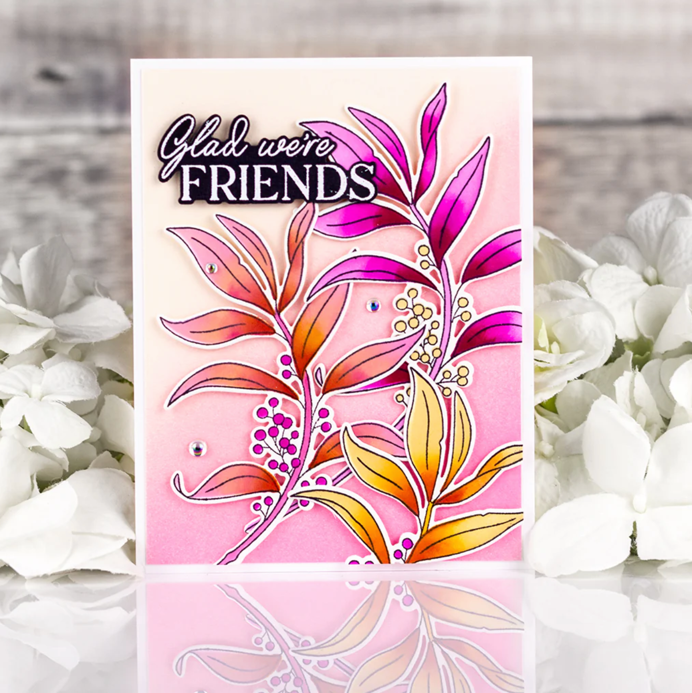 PINKFRESH PINKFRESH STUDIO GRATEFUL GREENERY CLEAR STAMP SET