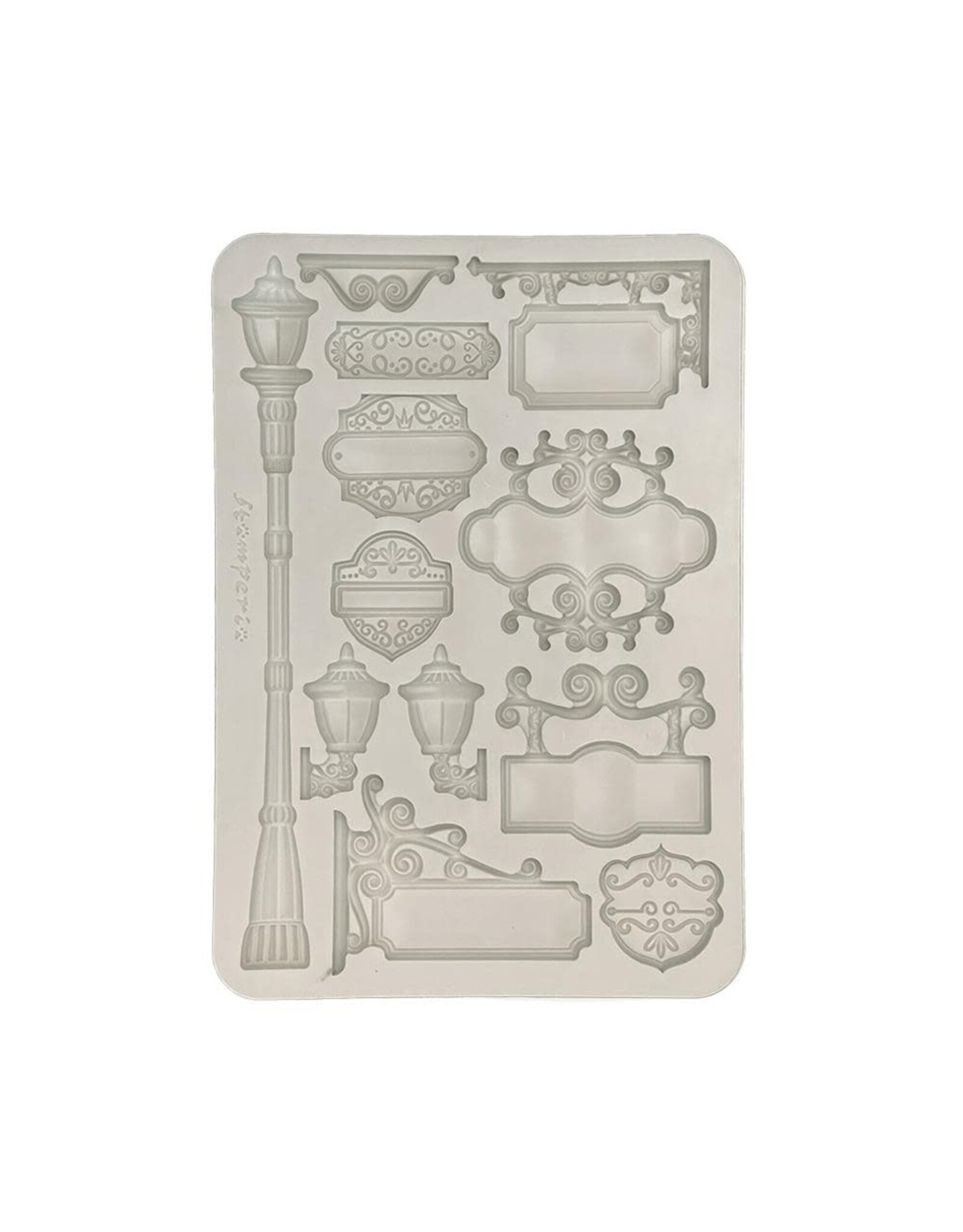 STAMPERIA STAMPERIA ART OF TRAVELLING PLATES A5 SILICONE MOULD