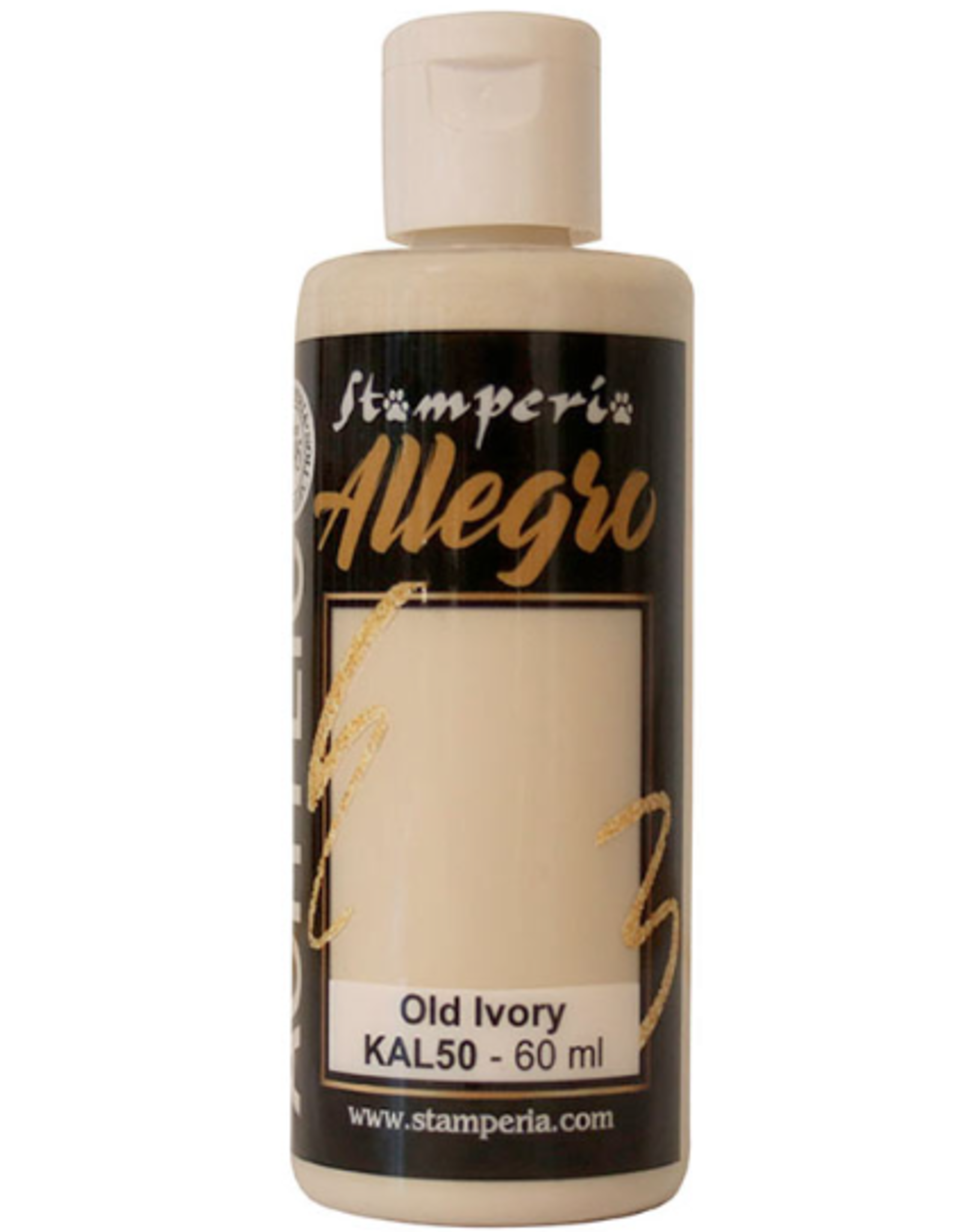 STAMPERIA STAMPERIA ALLEGRO PAINT OLD IVORY 60ML