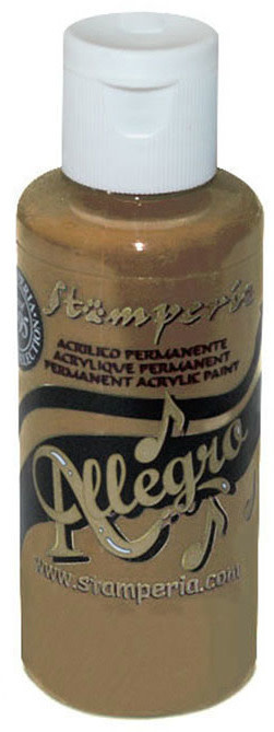 STAMPERIA STAMPERIA ALLEGRO PAINT 60ML CAPPUCCINO