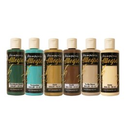 STAMPERIA STAMPERIA MASQUERADE ALLEGRO PAINT SELECTION 6/PK