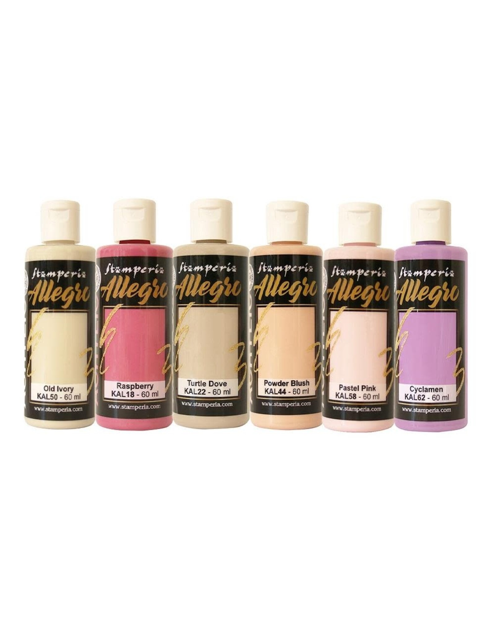 STAMPERIA STAMPERIA MASTER OF MAGIC ALLEGRO PAINT SELECTION 6/PK