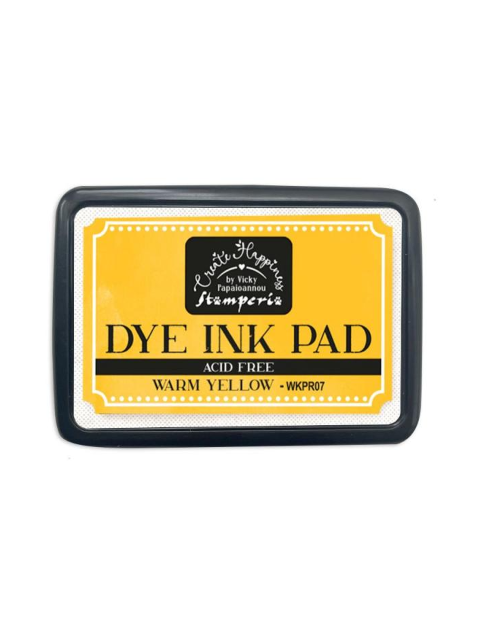 STAMPERIA STAMPERIA VICKY PAPAIOANNOU CREATE HAPPINESS WARM YELLOW DYE INK PAD