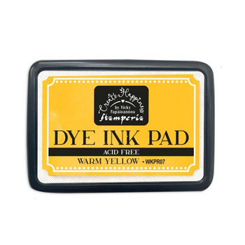 STAMPERIA STAMPERIA VICKY PAPAIOANNOU CREATE HAPPINESS WARM YELLOW DYE INK PAD