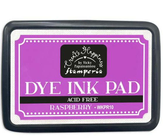 STAMPERIA STAMPERIA VICKY PAPAIOANNOU CREATE HAPPINESS RASPBERRY DYE INK PAD