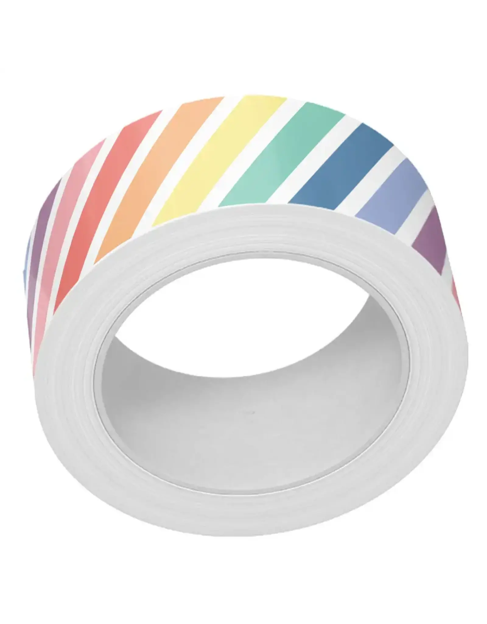 LAWN FAWN LAWN FAWN RAINBOW DIAGONAL STRIPES WASHI TAPE
