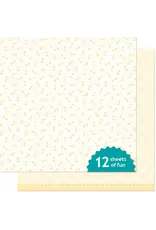 LAWN FAWN LAWN FAWN BITSY BLOOMS DAISY 12x12 CARDSTOCK