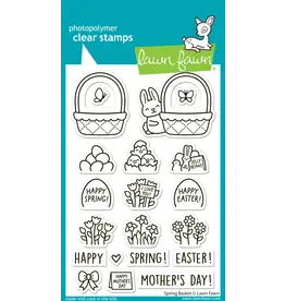 LAWN FAWN LAWN FAWN SPRING BASKET CLEAR STAMP SET