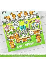 LAWN FAWN LAWN FAWN SPRING BASKET BIRTHDAY ADD-ON CLEAR STAMP SET