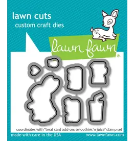 LAWN FAWN LAWN FAWN TREAT CART SMOOTHIES 'N JUICE ADD-ON DIE SET