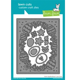 LAWN FAWN LAWN FAWN EASTER EGG BACKDROP DIE SET