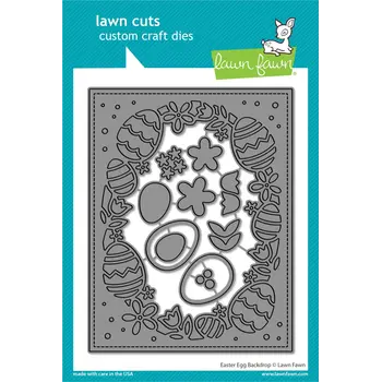 LAWN FAWN LAWN FAWN EASTER EGG BACKDROP DIE SET