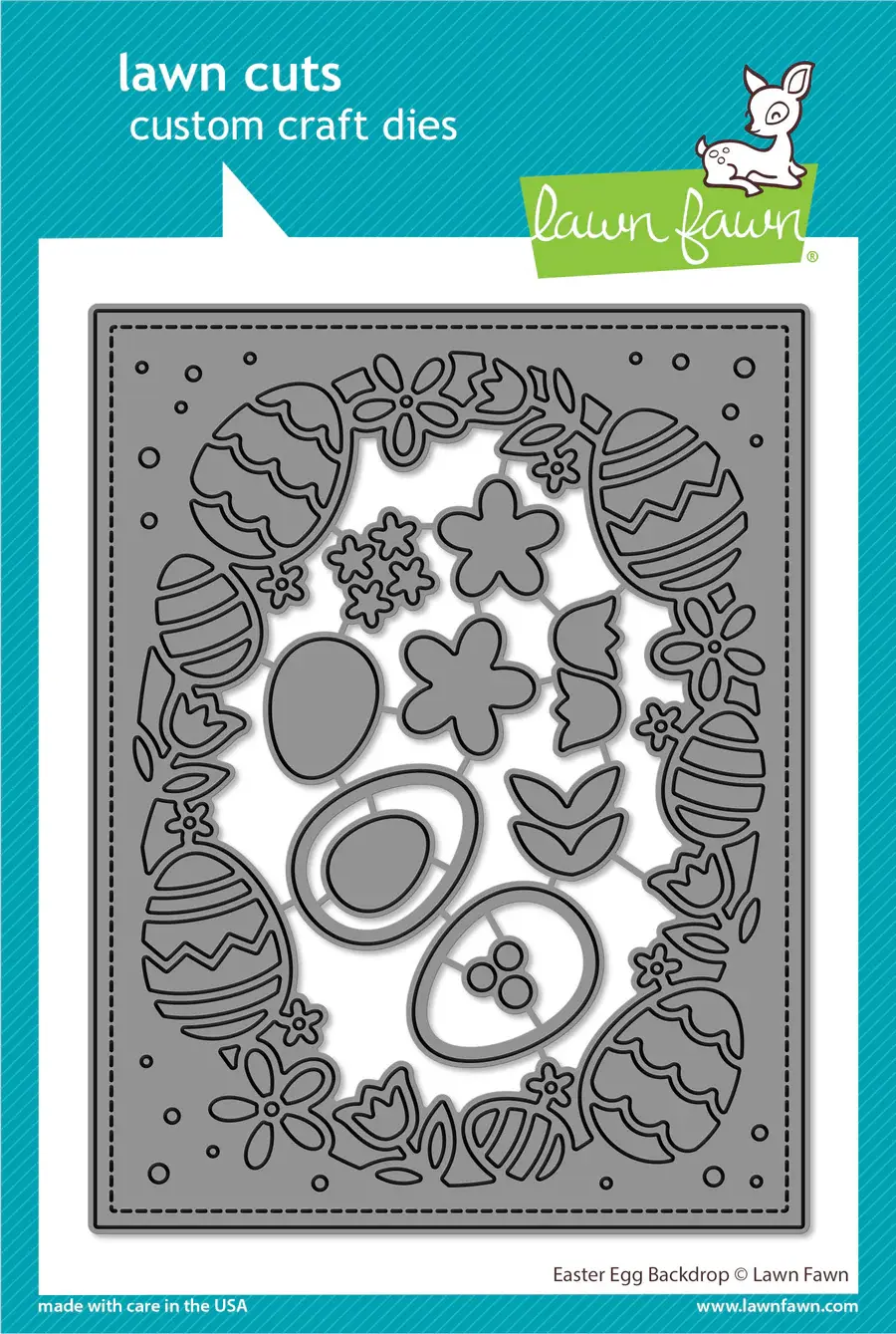LAWN FAWN LAWN FAWN EASTER EGG BACKDROP DIE SET