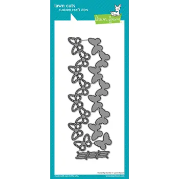 LAWN FAWN LAWN FAWN BUTTERFLY BORDER DIE SET