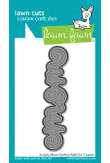 LAWN FAWN LAWN FAWN SCRIPTY MOM OUTLINE ADD-ON DIE