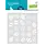LAWN FAWN LAWN FAWN EASTER EGG BACKGROUND 6x6  STENCIL SET 2/PK