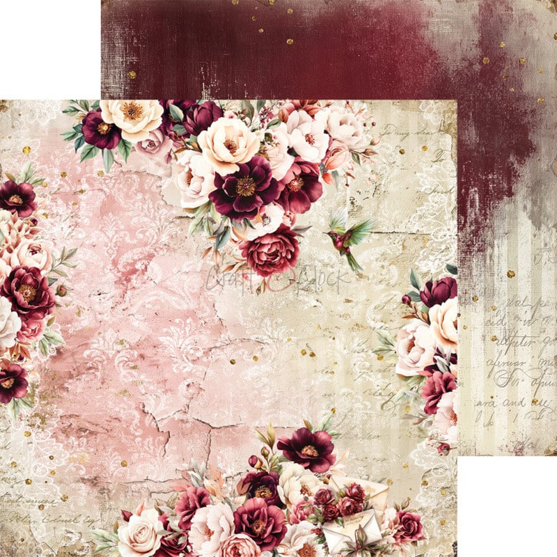 CRAFT O'CLOCK CRAFT O'CLOCK SAVOR THE MOMENT 8x8 MEDIUM-MIX PAPERS SET 24 SHEETS