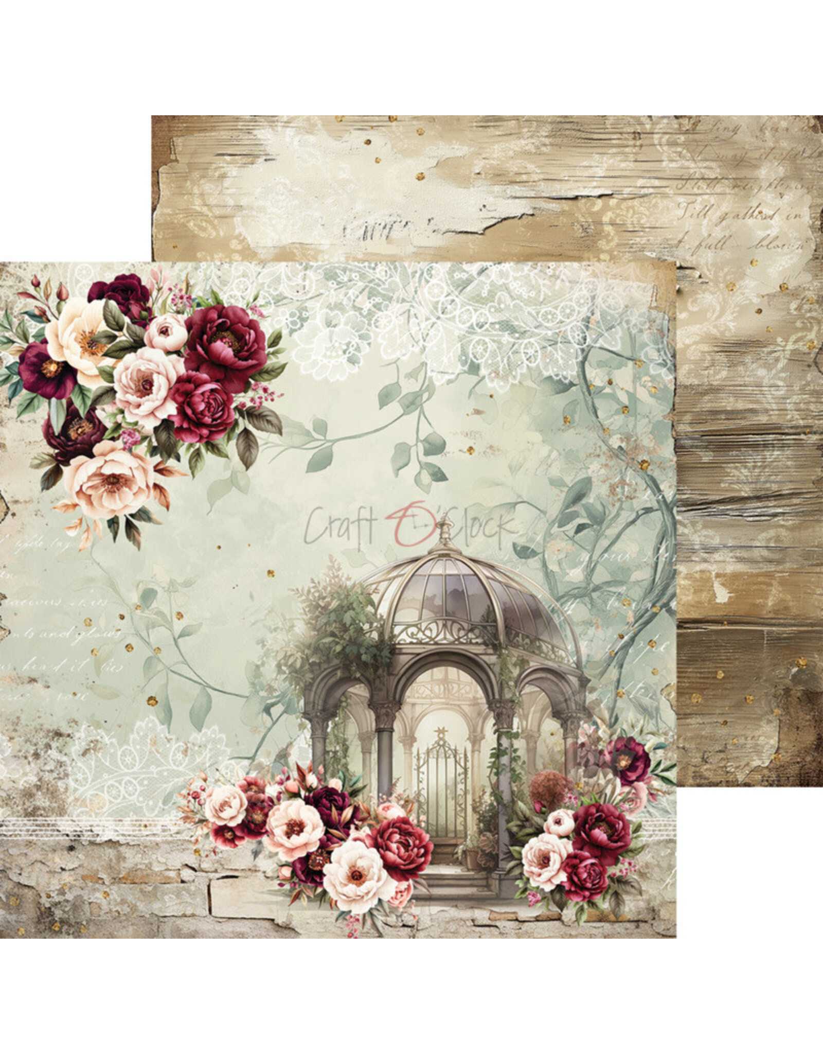 CRAFT O'CLOCK CRAFT O'CLOCK SAVOR THE MOMENT 8x8 MEDIUM-MIX PAPERS SET 24 SHEETS
