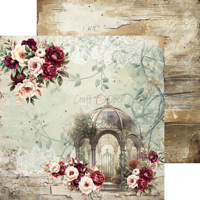 CRAFT O'CLOCK CRAFT O'CLOCK SAVOR THE MOMENT 8x8 MEDIUM-MIX PAPERS SET 24 SHEETS