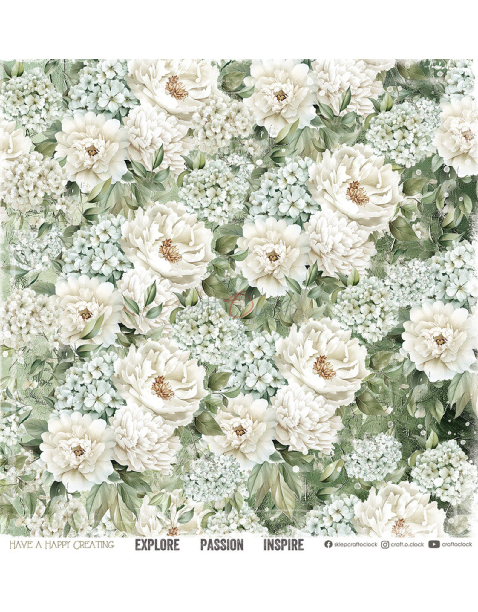 CRAFT O'CLOCK CRAFT O'CLOCK CHERISHED MEMORIES 12x12 PAPER PAD 6 SHEETS