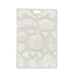 STAMPERIA STAMPERIA GOLDEN HARMONY COLLECTION PUMPKINS A4 SOFT MAXI MOULD