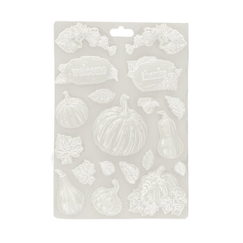 STAMPERIA STAMPERIA GOLDEN HARMONY COLLECTION PUMPKINS A4 SOFT MAXI MOULD