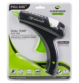 SUREBONDER SUREBONDER DUAL-TEMP CORDLESS HOT GLUE GUN