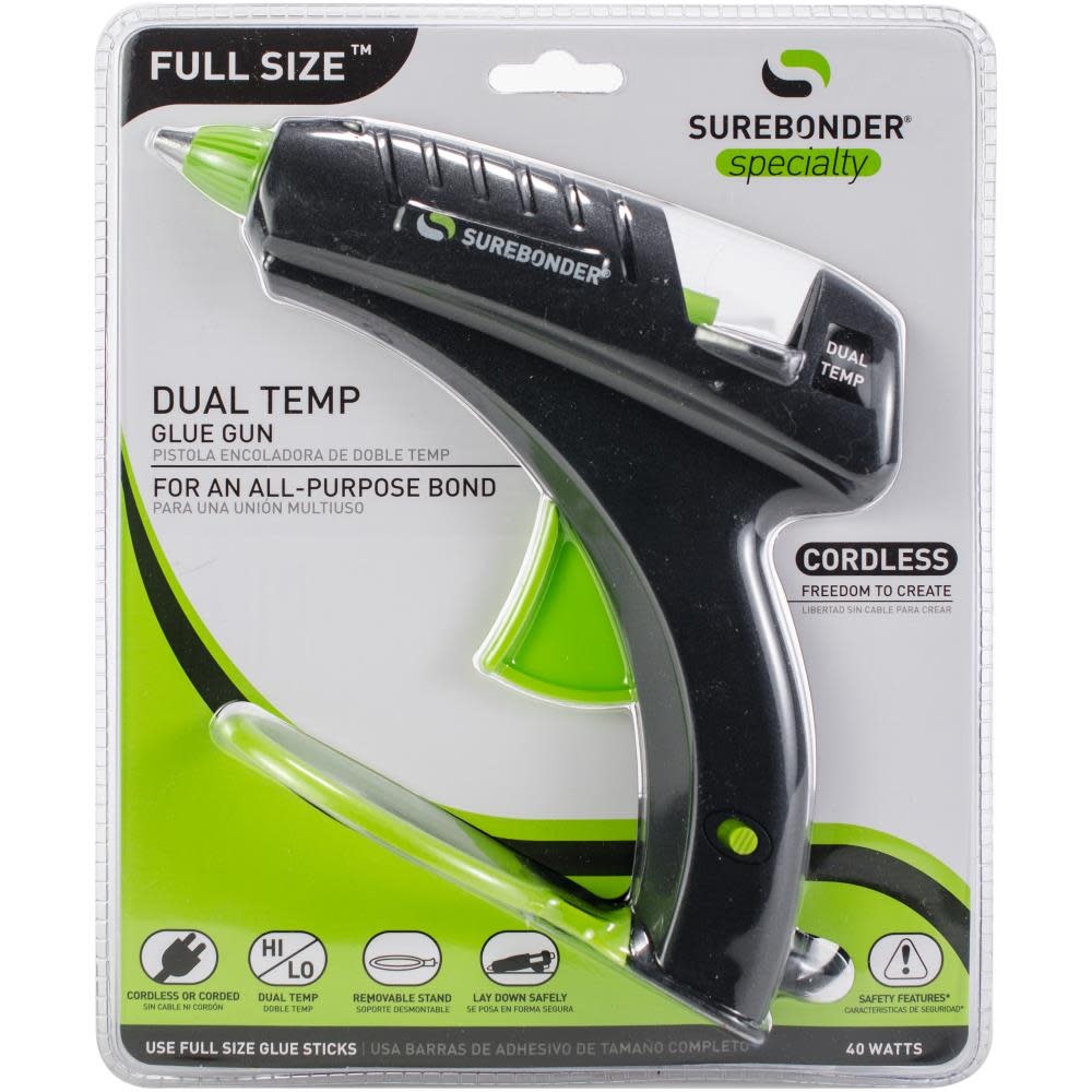SUREBONDER DUAL-TEMP CORDLESS HOT GLUE GUN