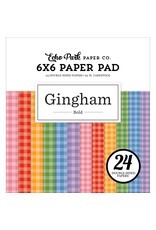 ECHO PARK PAPER ECHO PARK BOLD GINGHAM 6x6 PAPER PAD 24 SHEETS
