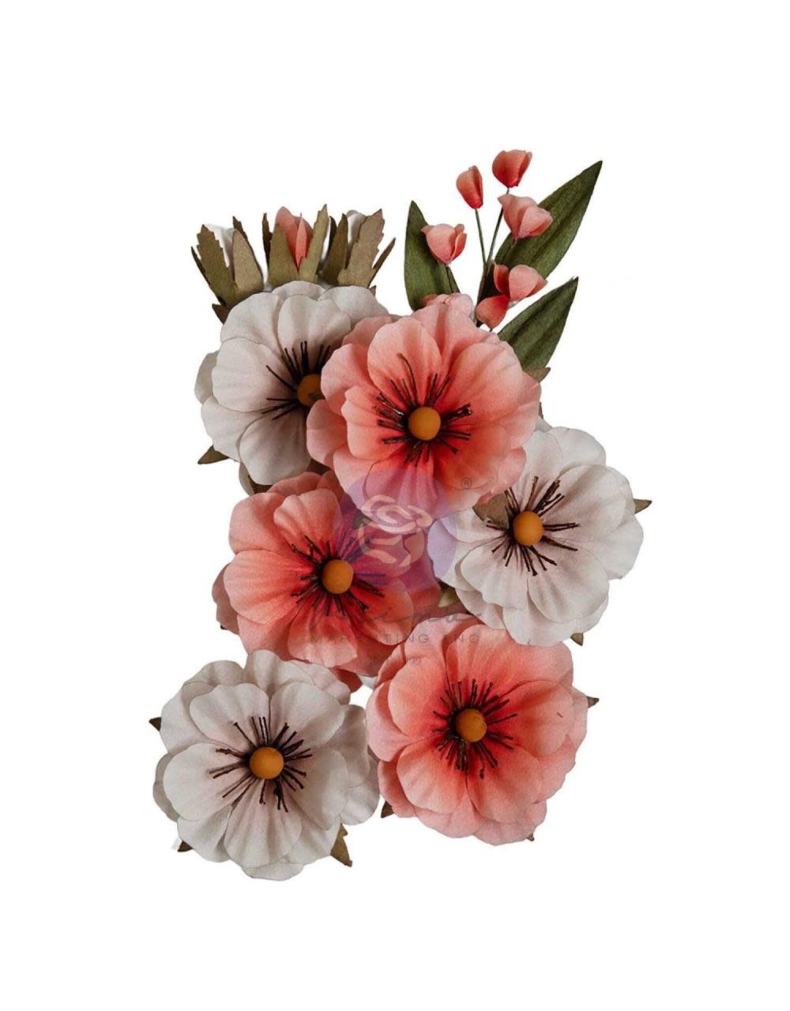 PRIMA PRIMA RETURN TO WONDERLAND QUEEN'S MEADOW PAPER FLOWERS 10 PIECES