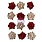 PRIMA PRIMA RETURN TO WONDERLAND ROSE GARDEN PAPER FLOWERS 12 PIECES