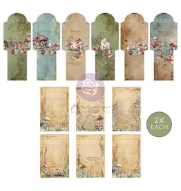 PRIMA PRIMA RETURN TO WONDERLAND POSTCARDS & ENVELOPES 12/PK