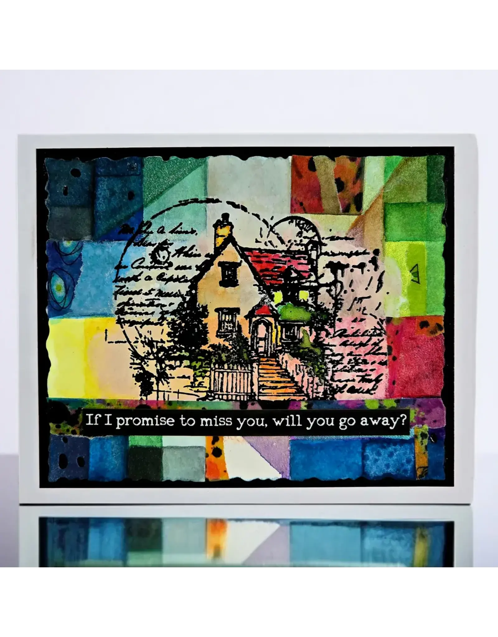 AALL & CREATE AALL & CREATE AUTOUR DE MWA #1253 HERITAGE HOMES A6 CLEAR STAMP SET