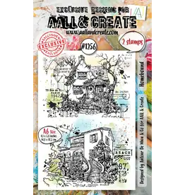 AALL & CREATE AALL & CREATE AUTOUR DE MWA #1256 HOMEBOUND A6 CLEAR STAMP SET