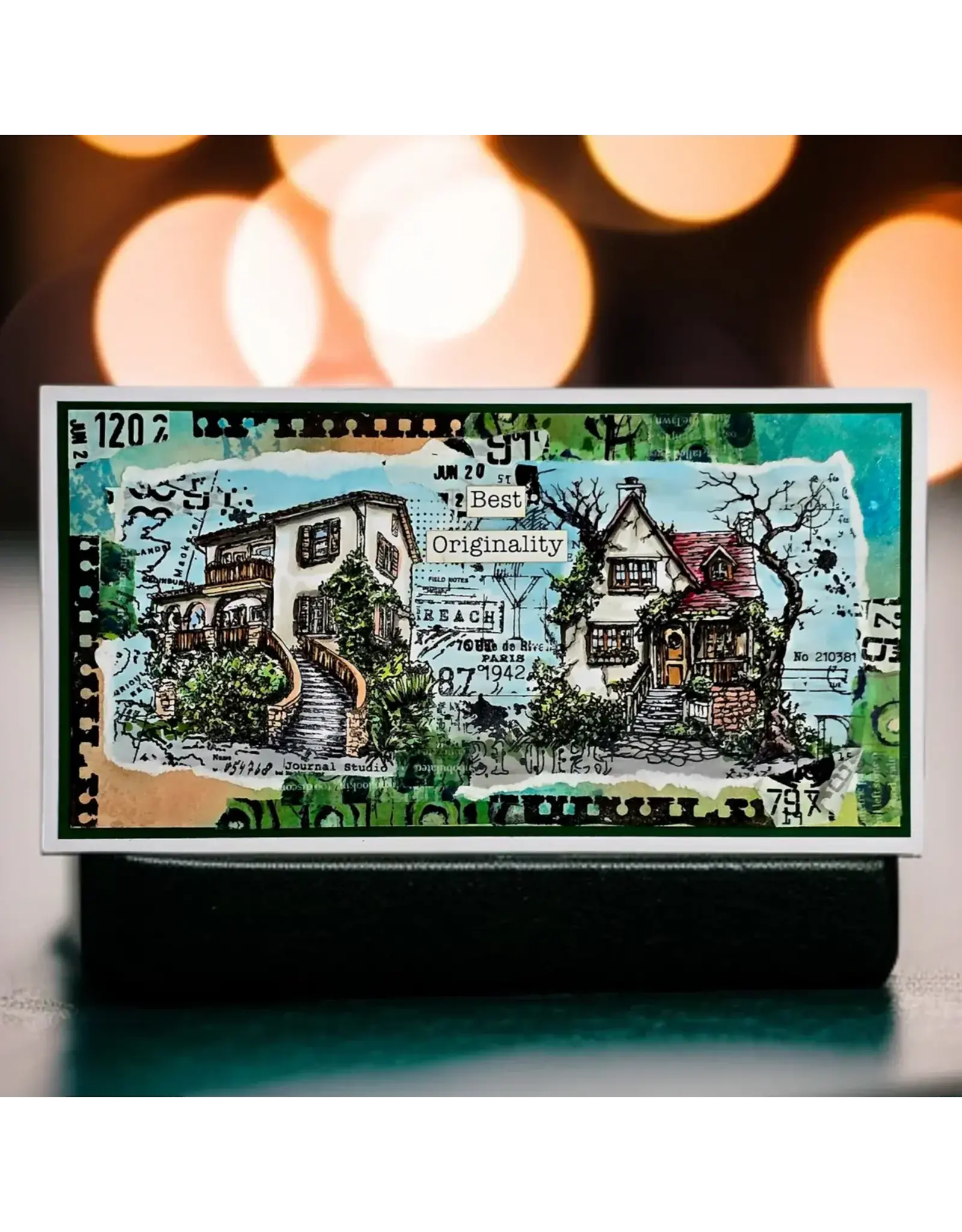 AALL & CREATE AALL & CREATE AUTOUR DE MWA #1256 HOMEBOUND A6 CLEAR STAMP SET