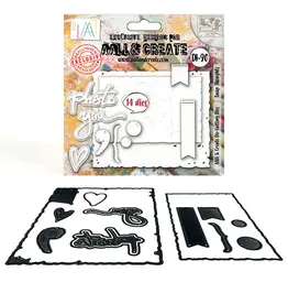 AALL & CREATE AALL & CREATE #90 SNAP THOUGHTS DIE SET