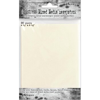 RANGER TIM HOLTZ DISTRESS MIXED MEDIA HEAVYSTOCK 4.25X5.5 20PK