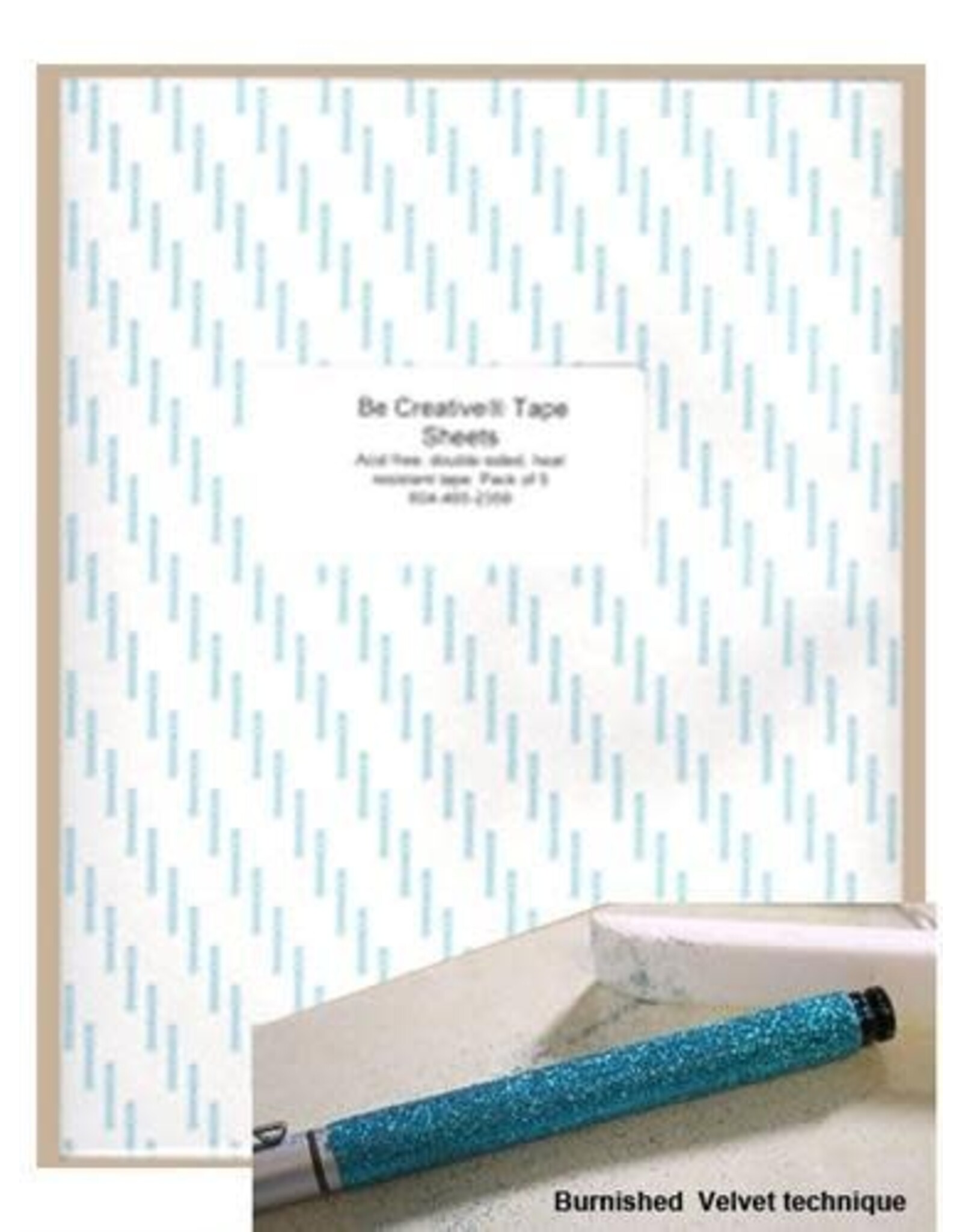 BE CREATIVE BE CREATIVE TAPE SHEETS 5 PACK