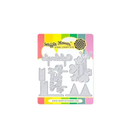 WAFFLE FLOWER WAFFLE FLOWER CUPCAKE TOPPERS DIE SET