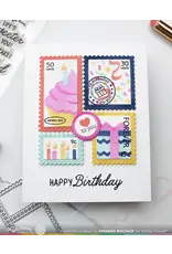 WAFFLE FLOWER WAFFLE FLOWER CUPCAKE TOPPER ADDITIONS CLEAR STAMP SET